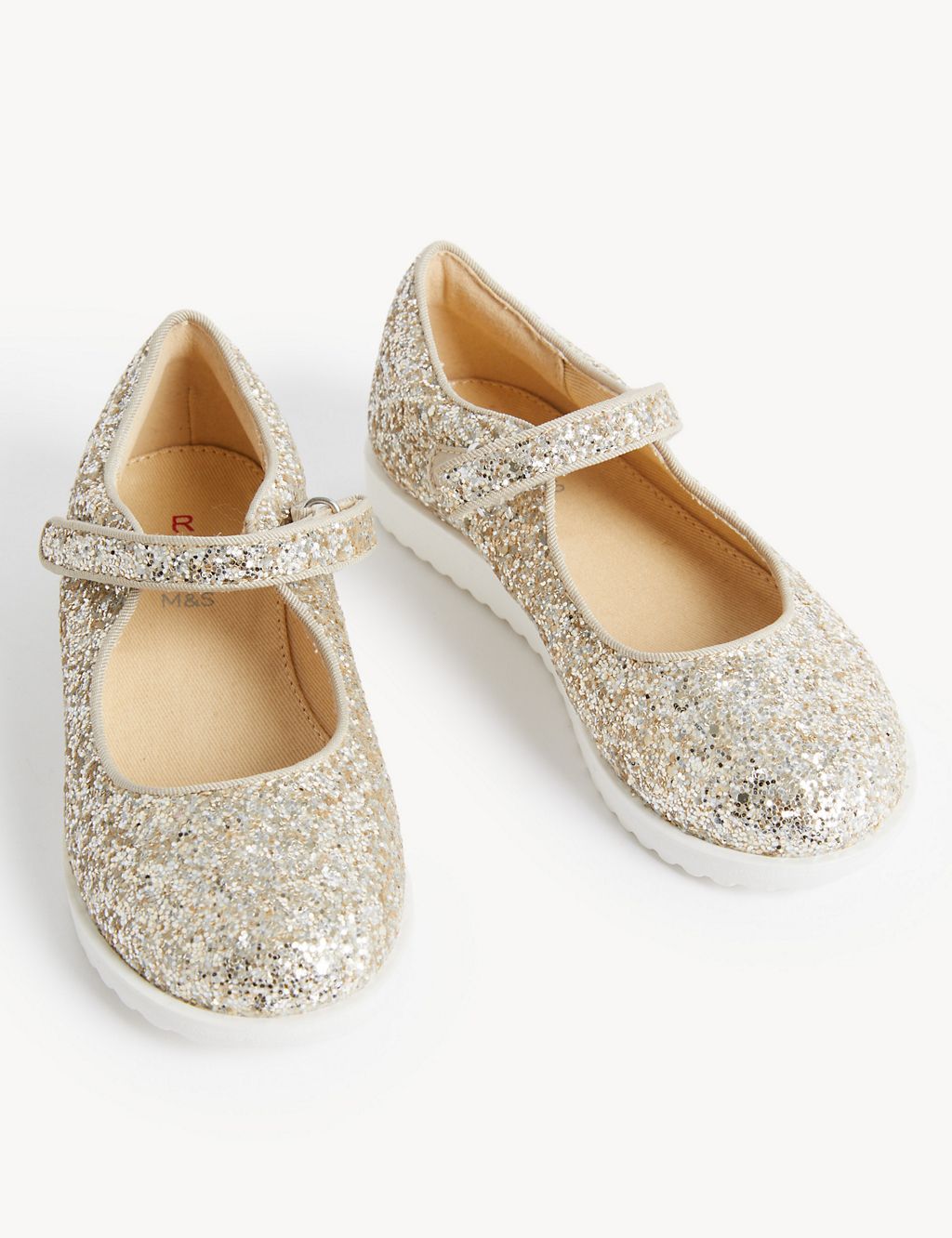 Kids' Glitter Mary Jane Shoes (4 Small - 13 Small) | M&S Collection | M&S