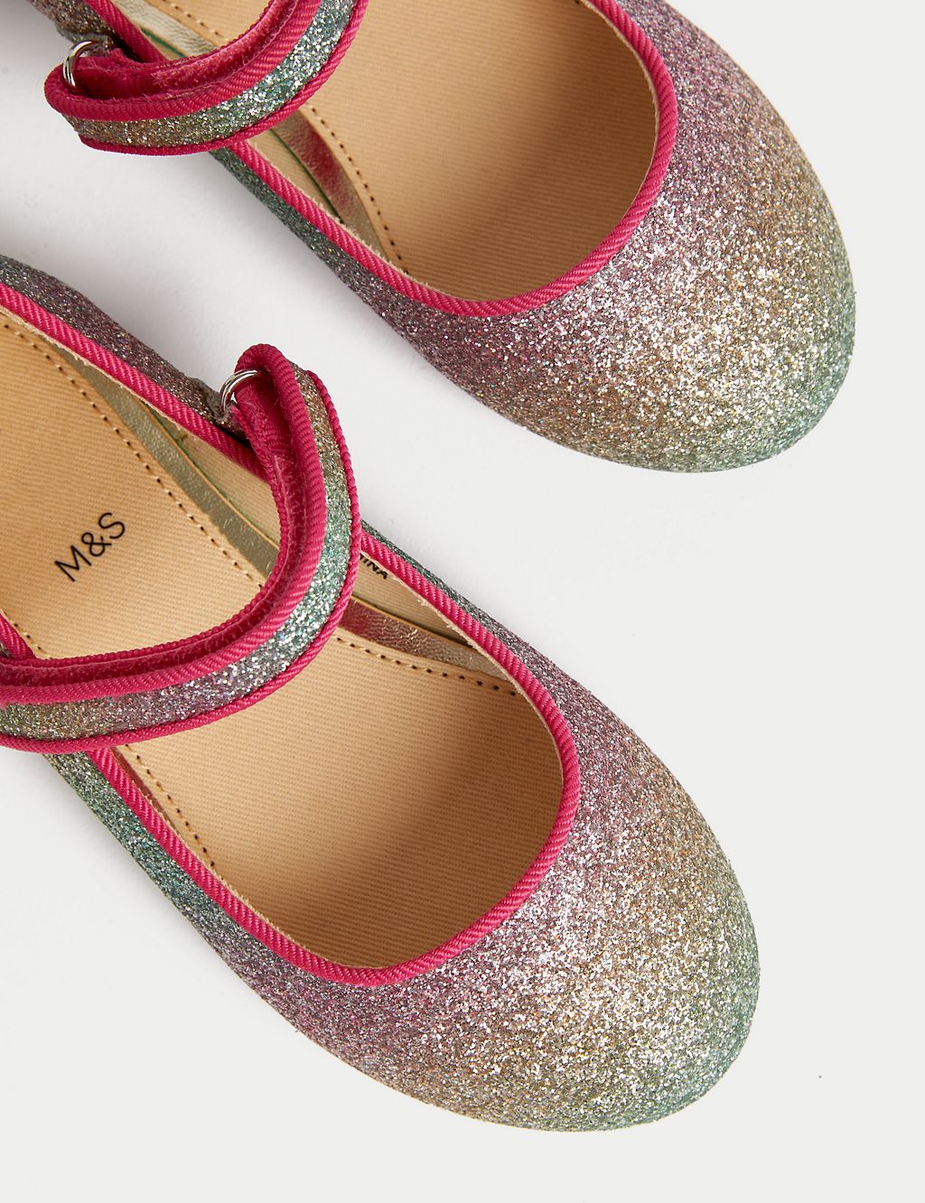 Kids' Glitter Mary Jane Shoes (4 Small - 2 Large) 2 of 4