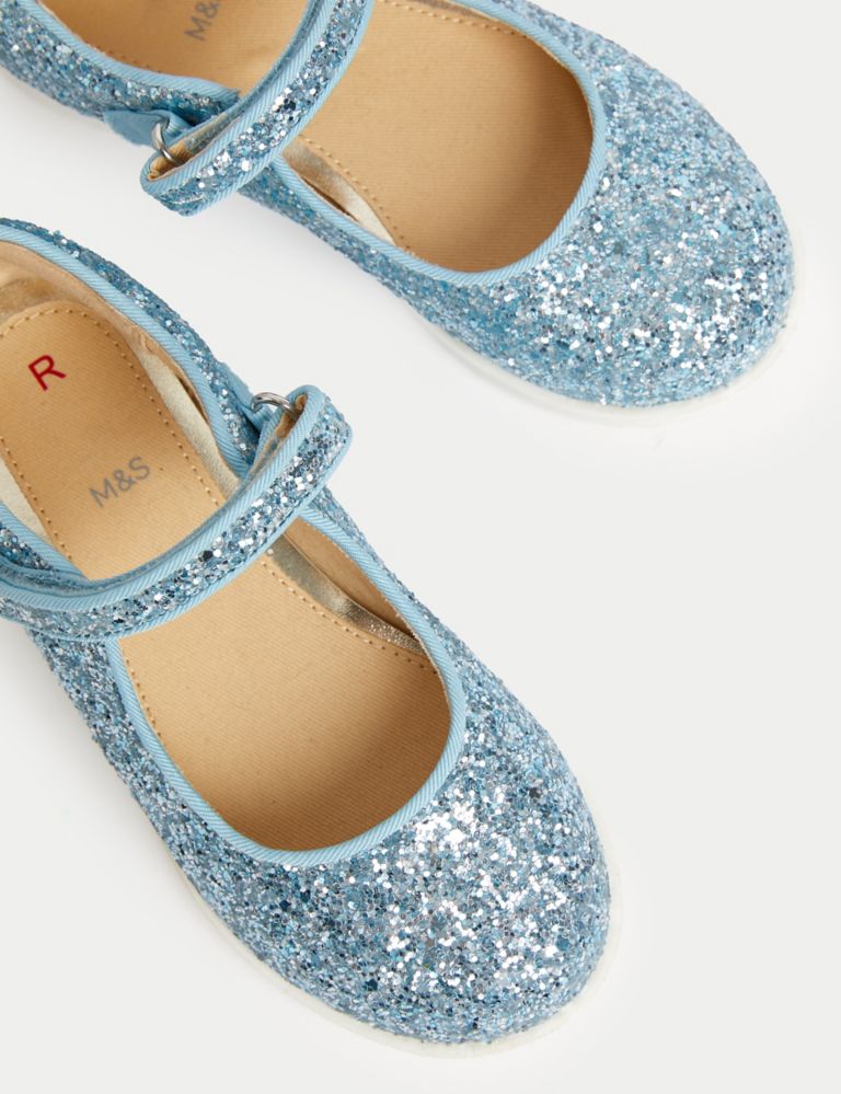 Kids' Glitter Mary Jane Shoes (4 Small - 2 Large) 3 of 4