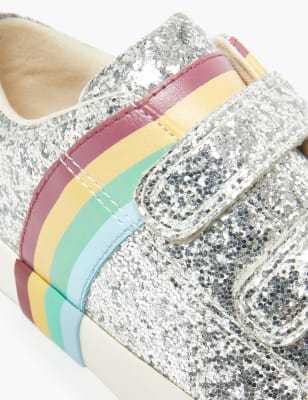 Rainbow hot sale glitter trainers