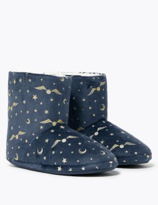 Marks and spencer online slipper boots