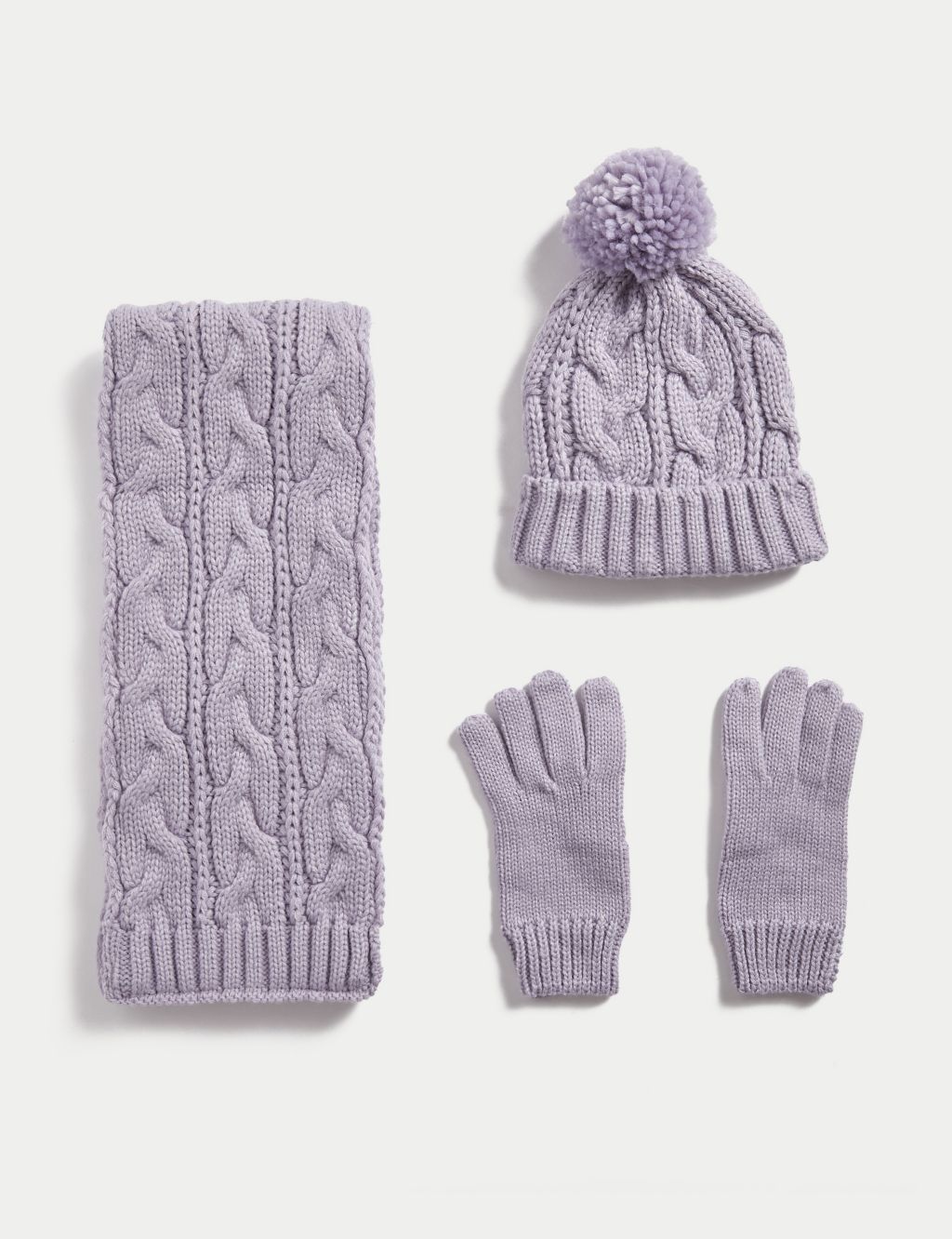 Scarf and hat set