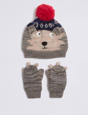 M&s baby sale hat and mittens