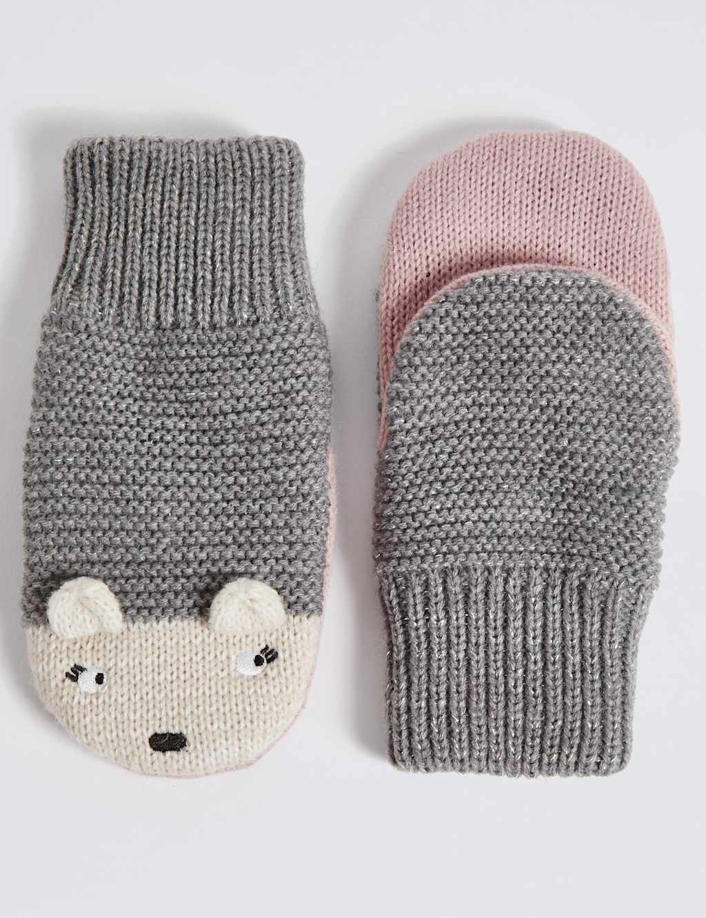Kids' Hedgehog Mittens M&S