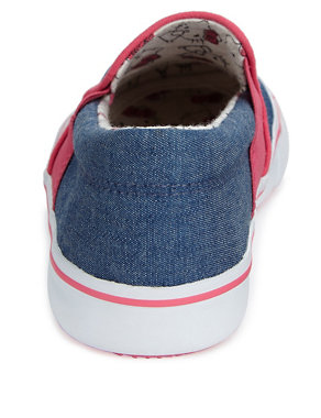 Kids' Hello Kitty Slip-On Casual Trainers Image 2 of 5