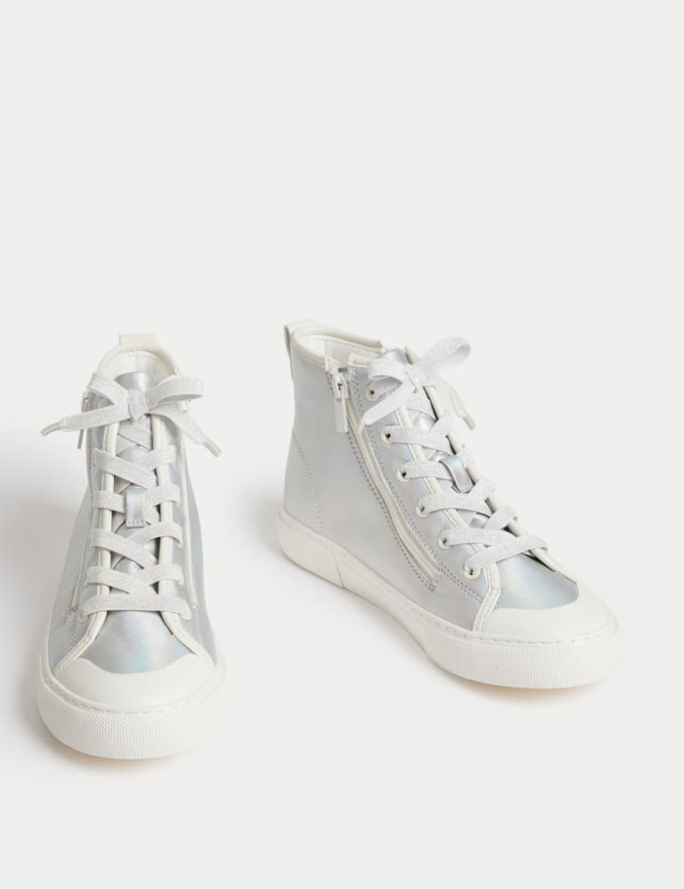 Kids high top clearance trainers