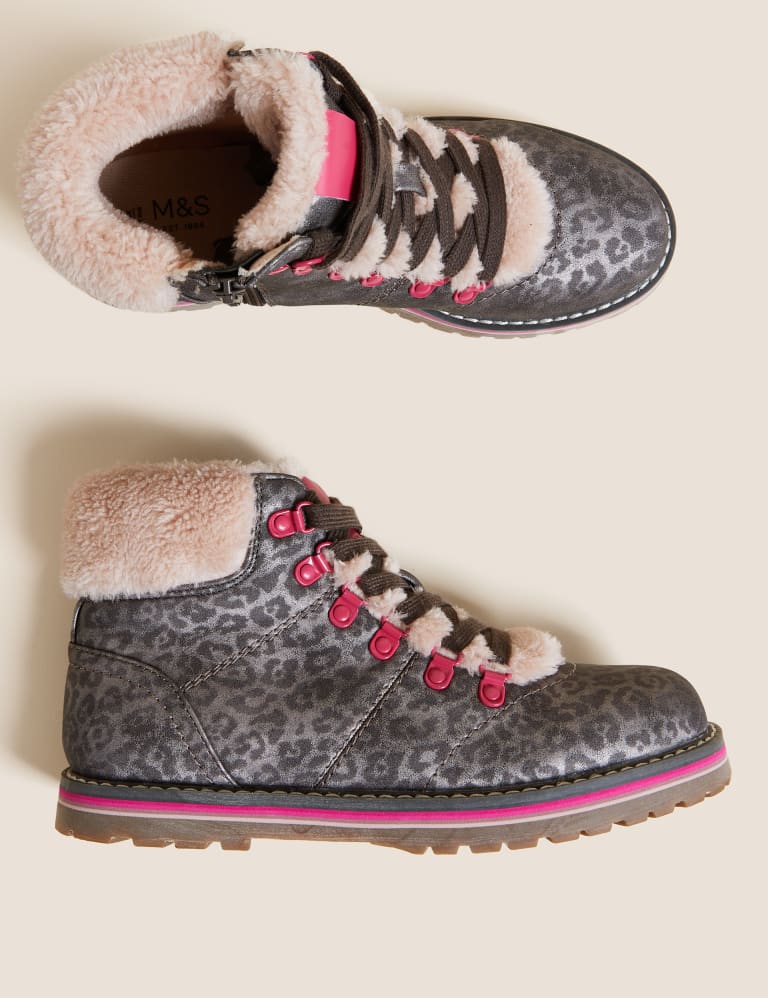 M&s leopard shop boots