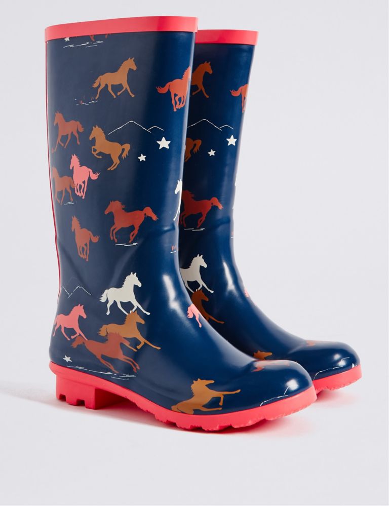 Kids' Horse Welly Boots 1 of 4