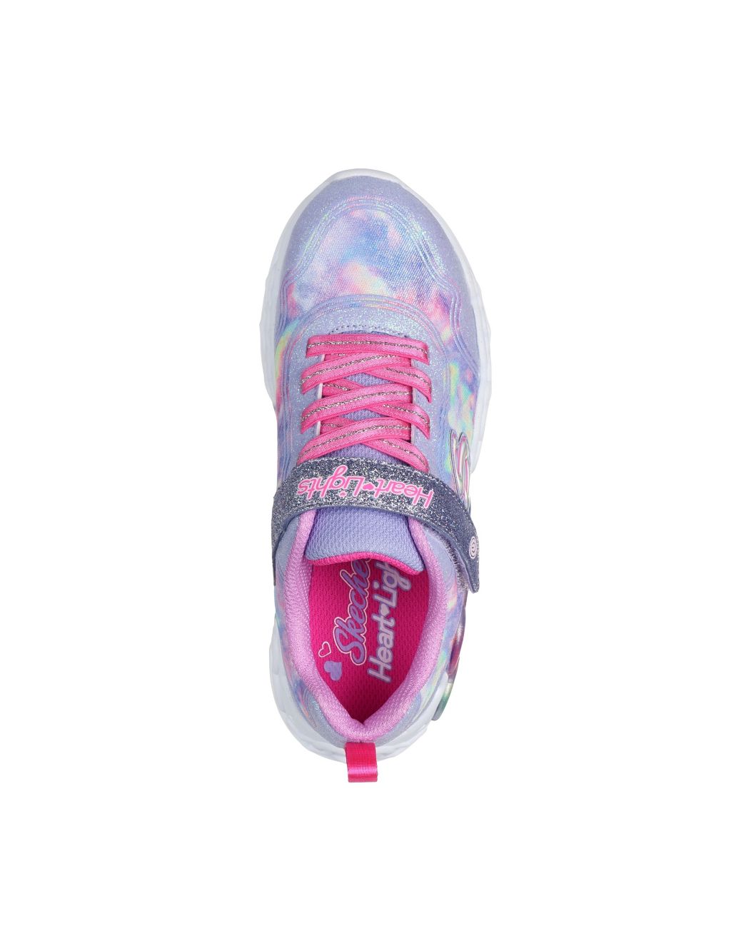 Kids' Infinite Heart Lights Color Lovin Trainers (9½ Small - 3 Large) 4 of 5
