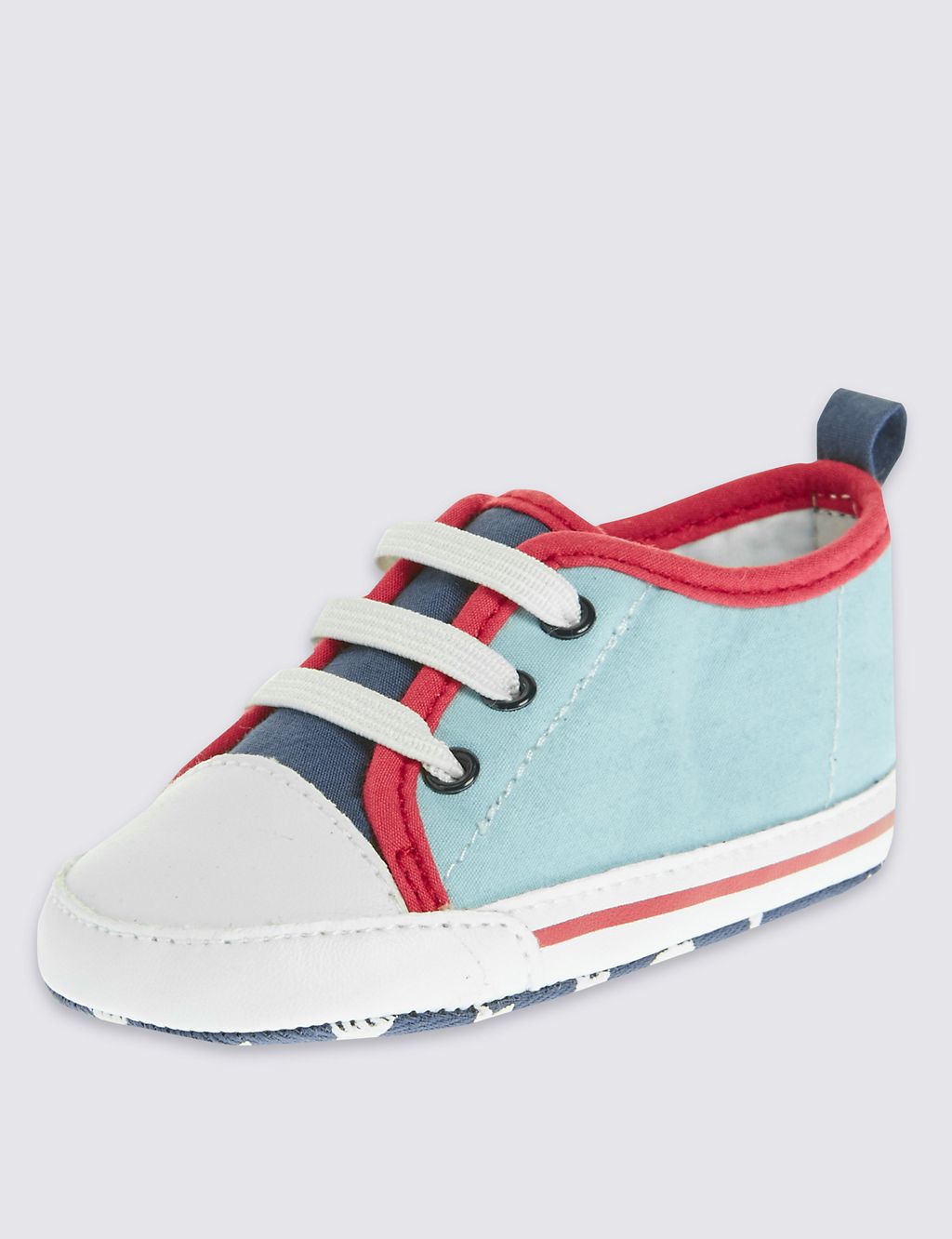 Kids' Lace Up Trainers Pram Shoes 3 of 3