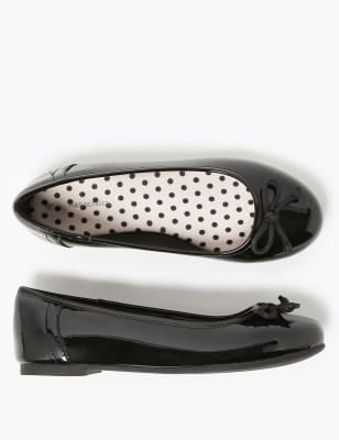 black school slip on shoes