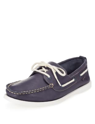 Boys leather best sale boat shoes