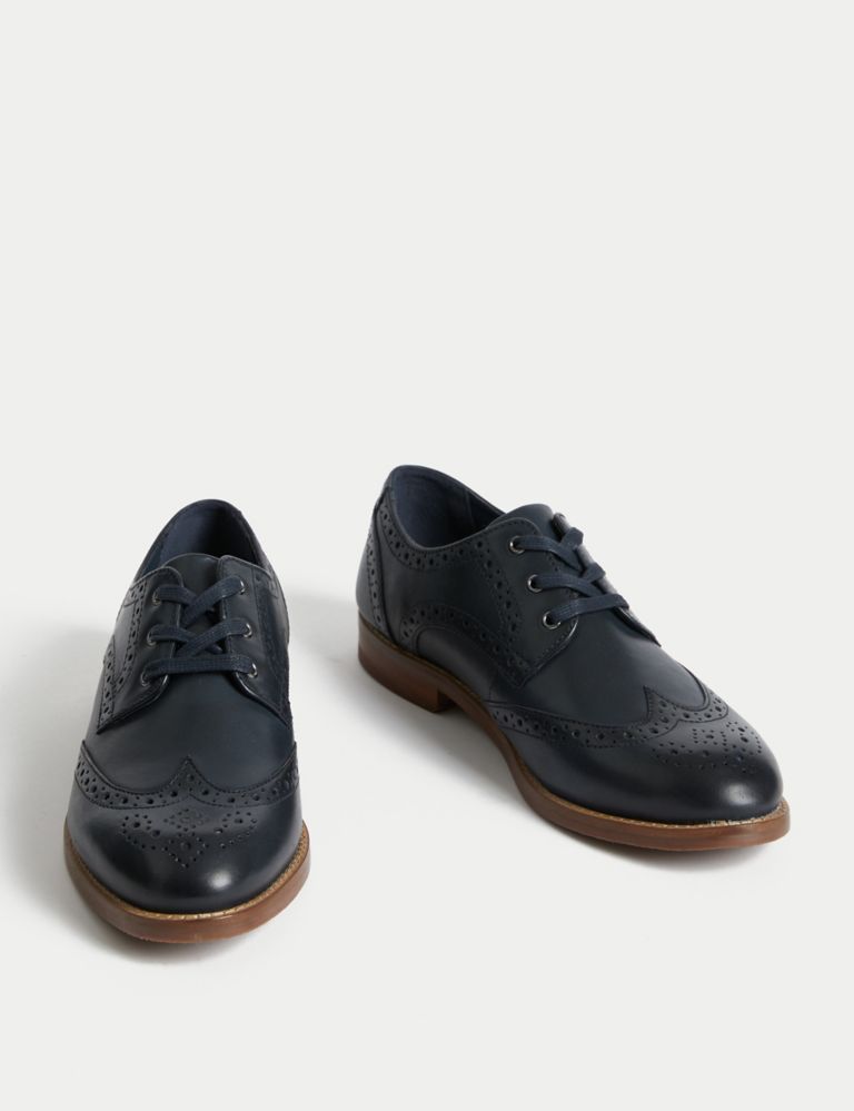 Kids' Leather Brogues (3 Large - 7 Large) 2 of 4