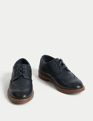 Kids' Leather Brogues (8 Small - 2 Large) Image 2 of 4