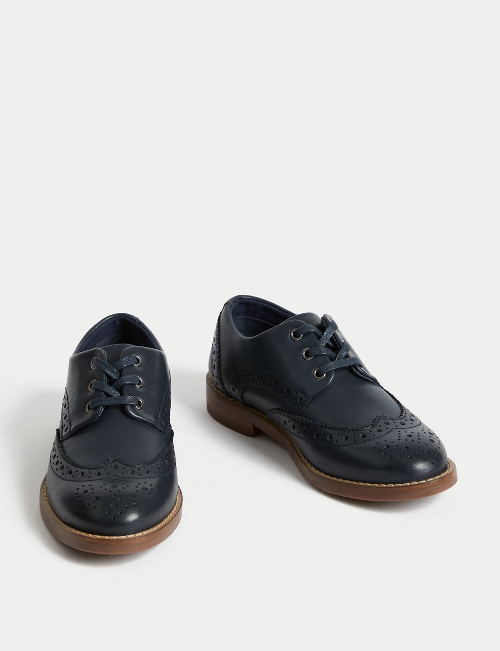 Kids' Leather Brogues (8 Small - 2 Large) 1 of 4