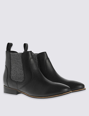 Kids' Leather Chelsea Boots Image 2 of 6