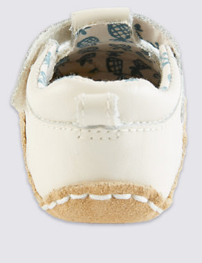 Kids' Leather Cruiser Fruit T-Bar Pram Shoes Image 2 of 4