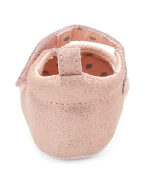 Kids' Leather Cut-Out Ballet Shoes Image 2 of 3