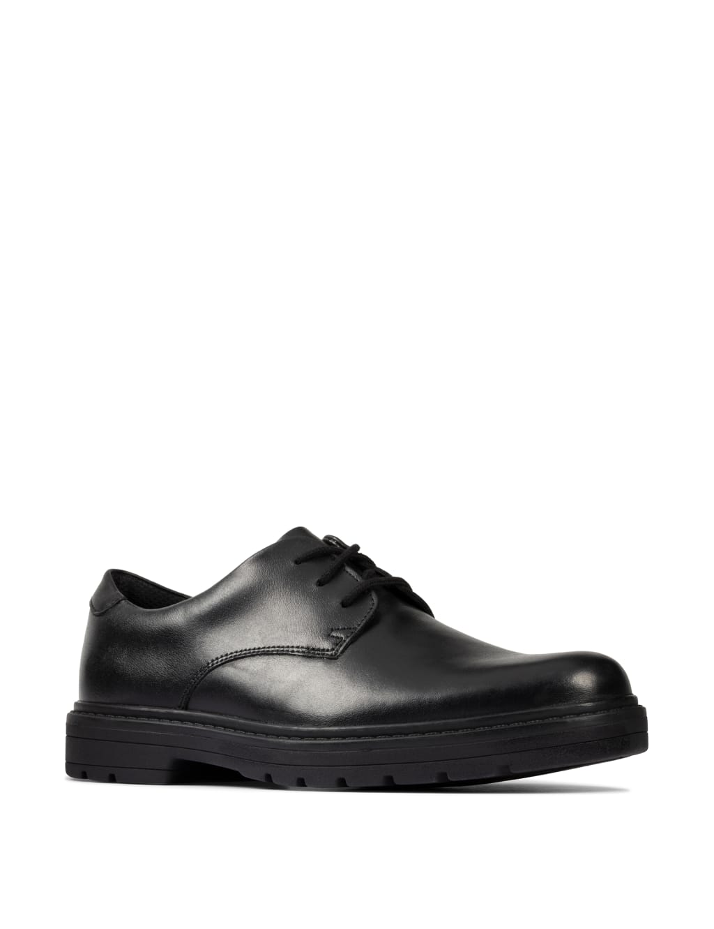 Kids Leather Derby Shoes 3 Small 8 Small CLARKS M S
