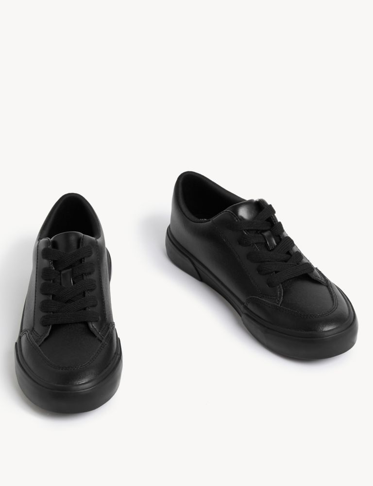 Kids' Leather Freshfeet™ School Shoes (2½ Large - 9 Large) 2 of 5