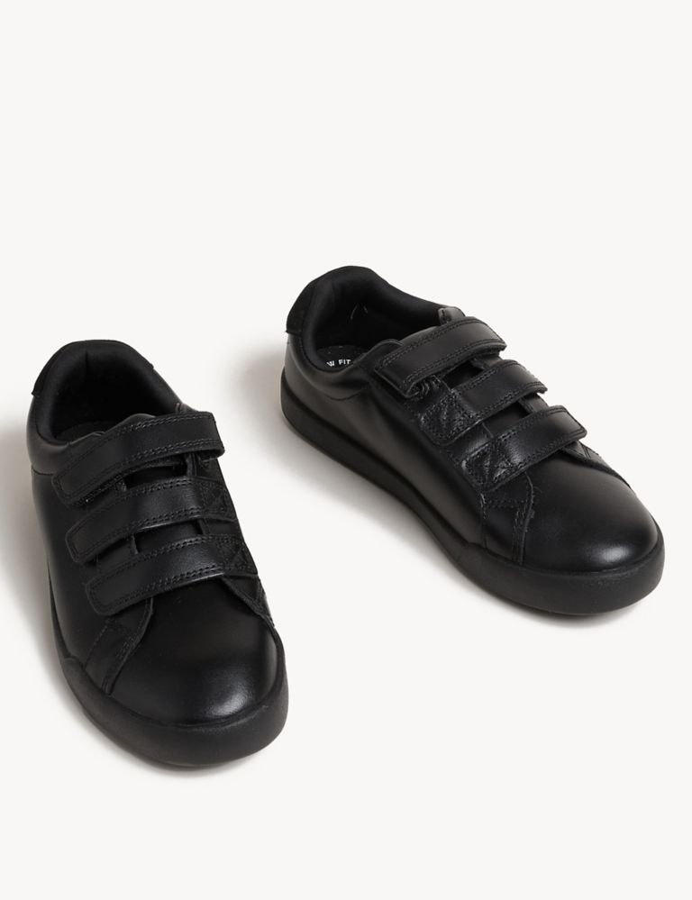 Kids' Leather Freshfeet™ School Shoes (2½ Large - 9 Large) 2 of 4