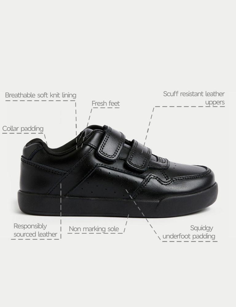 Kids' Leather Freshfeet™ School Shoes (8 Small - 2 Large) 5 of 5