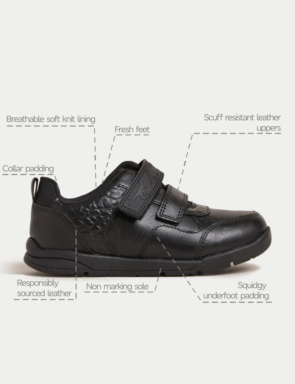 Marks and spencer kids best sale school shoes
