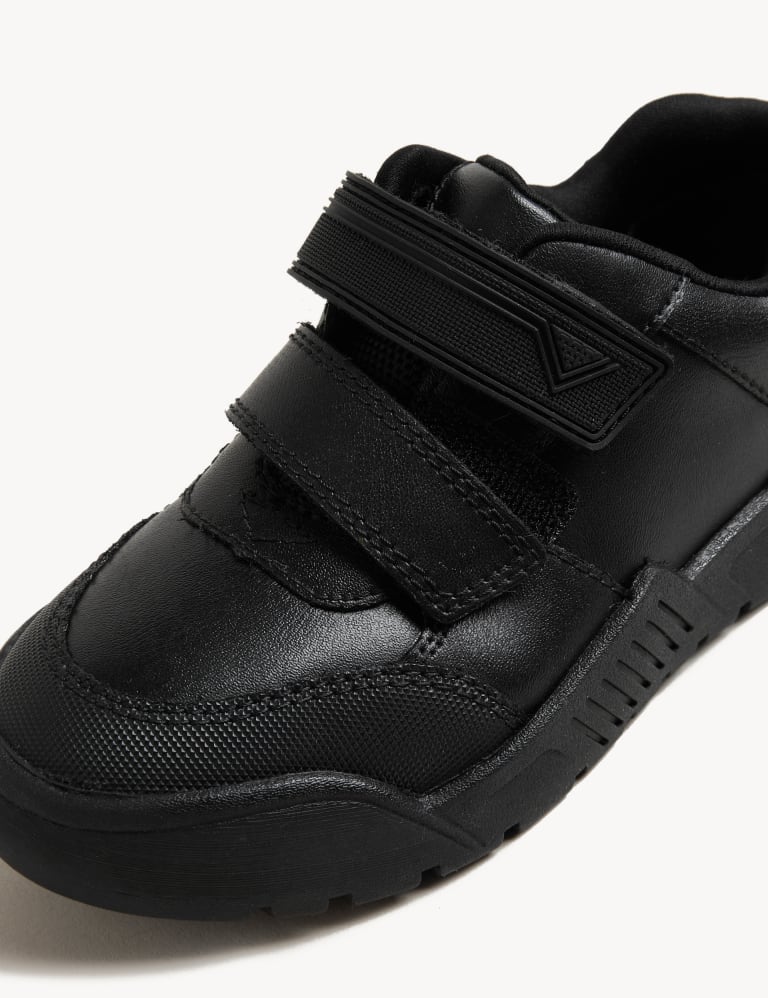 Kids' Leather Freshfeet™ School Shoes (8 Small - 2 Large) 3 of 5