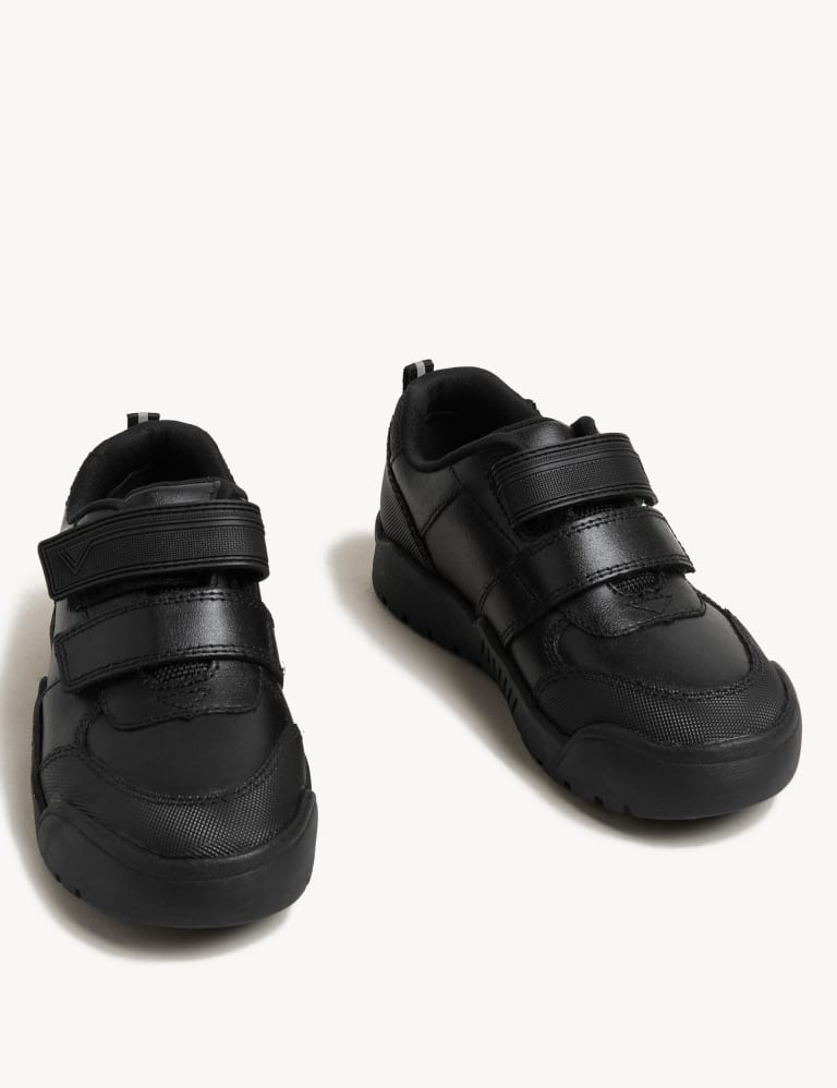 Kids' Leather Freshfeet™ School Shoes (8 Small - 2 Large) 2 of 5