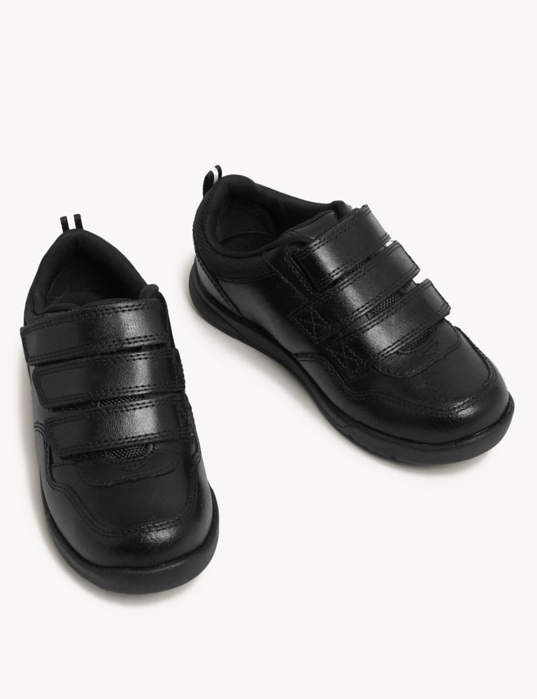 Kids' Leather Freshfeet™ School Shoes (8 Small - 2 Large) 2 of 5