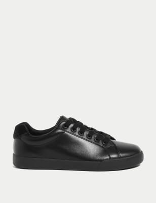 polishable black trainers
