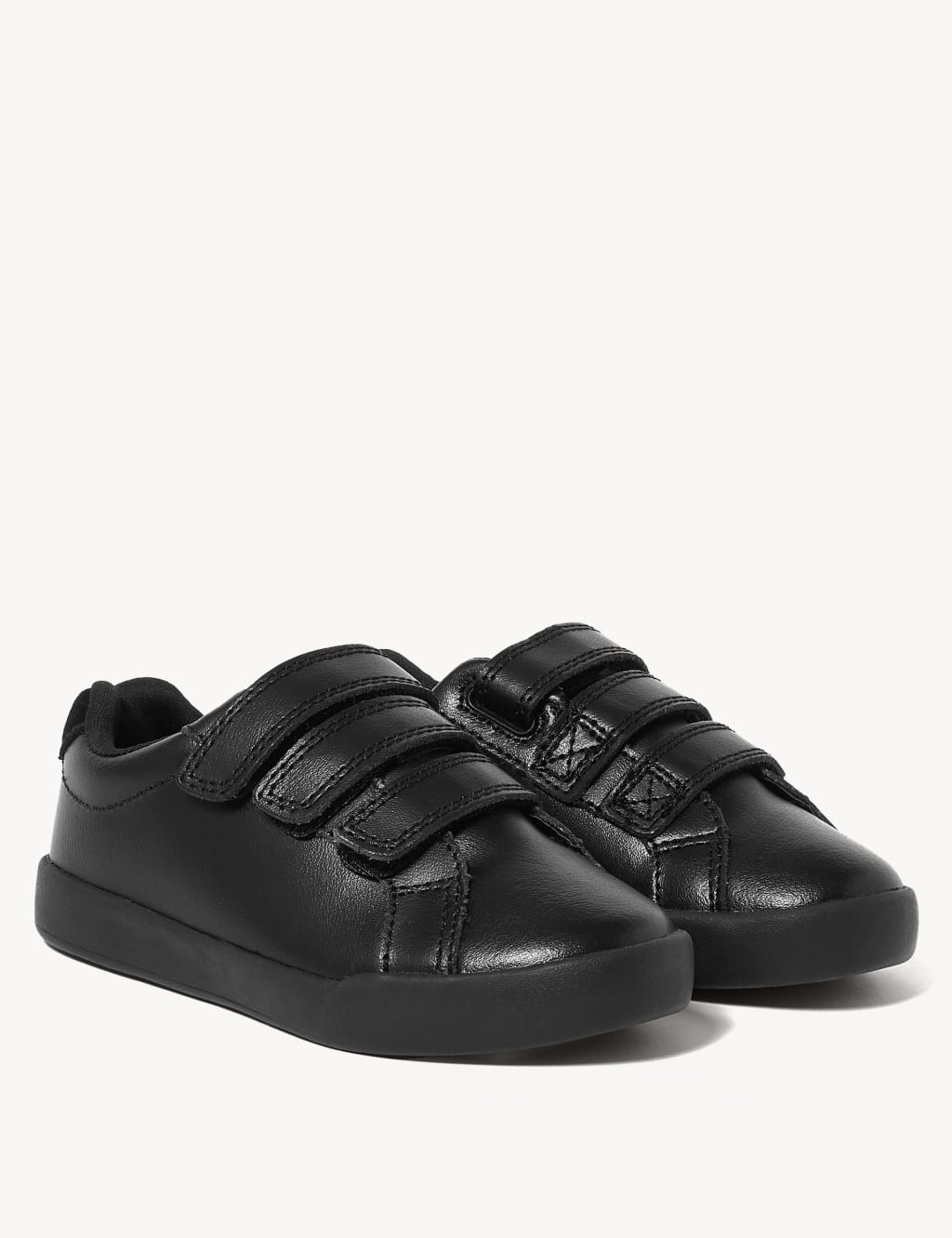 Kids' Leather Freshfeet™ Trainers (8 Small - 1 Large) 1 of 4