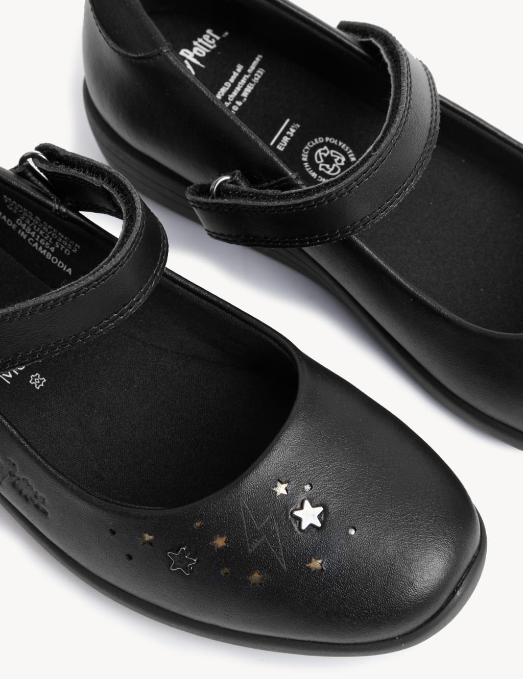 Kids Leather Harry Potter Wedge School Shoes 13 Small 7 Large