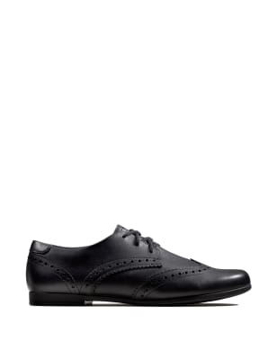 Clarks leopard sale print brogues