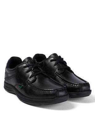 Kids' Leather Lace School Shoes Image 2 of 5