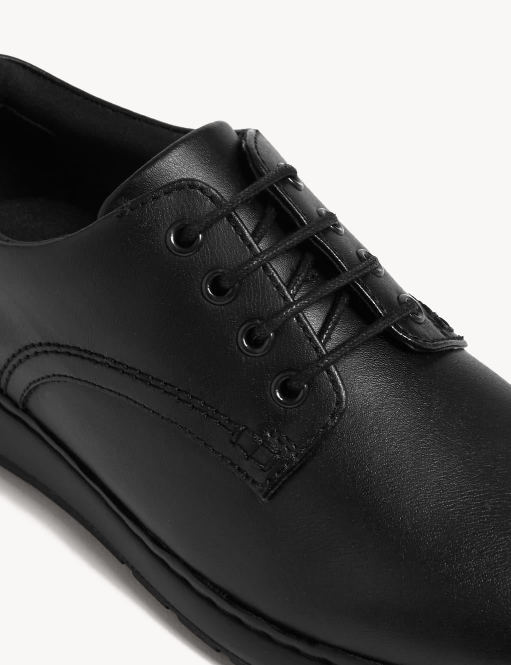 Leather lace up school shoes sale