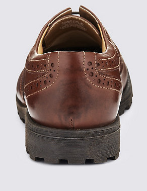 Kids' Leather Lace-up Brogue Shoes Image 2 of 5