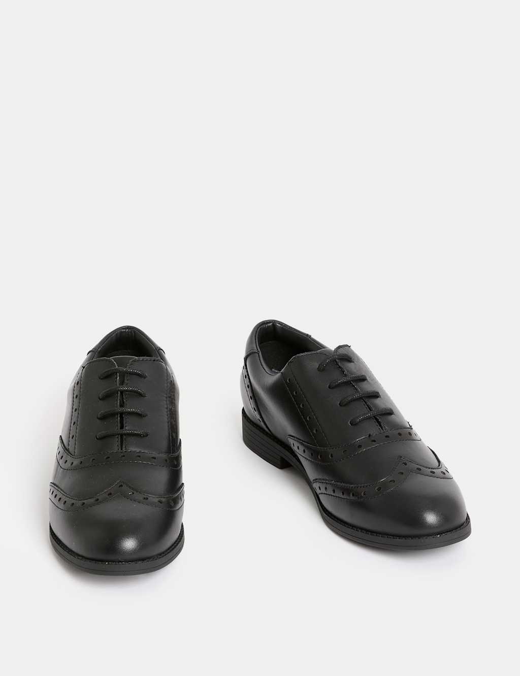 Kids’ Leather Laceup Brogues School Shoes (13 Small 7 Large) M&S Collection M&S