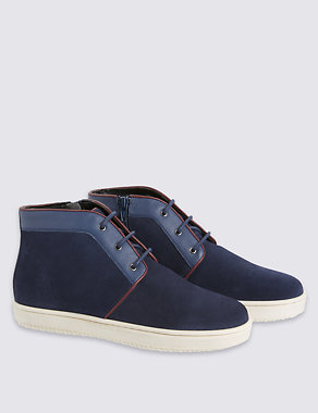 Kids' Leather Lace-up Chukka Boots Image 2 of 6