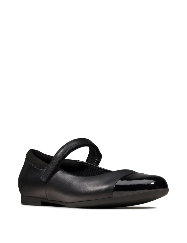 Kids Leather Riptape Mary Jane Shoes 3 Small 8 Small CLARKS