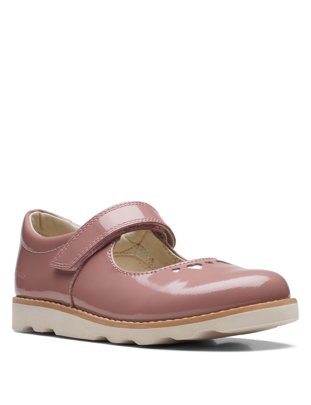 Kids' Leather Riptape Mary Jane Shoes (7 Small - 12½ Small) 1 of 4