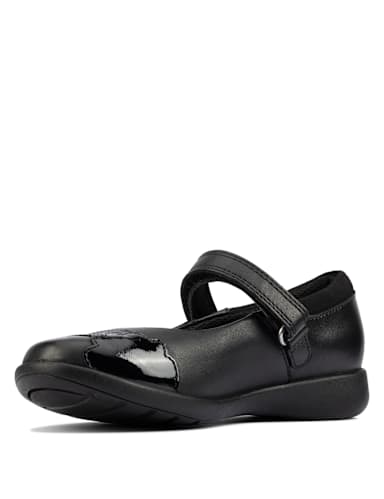 Kids' Leather Riptape Mary Jane Shoes (Kid size 10-2.5) 4 of 5