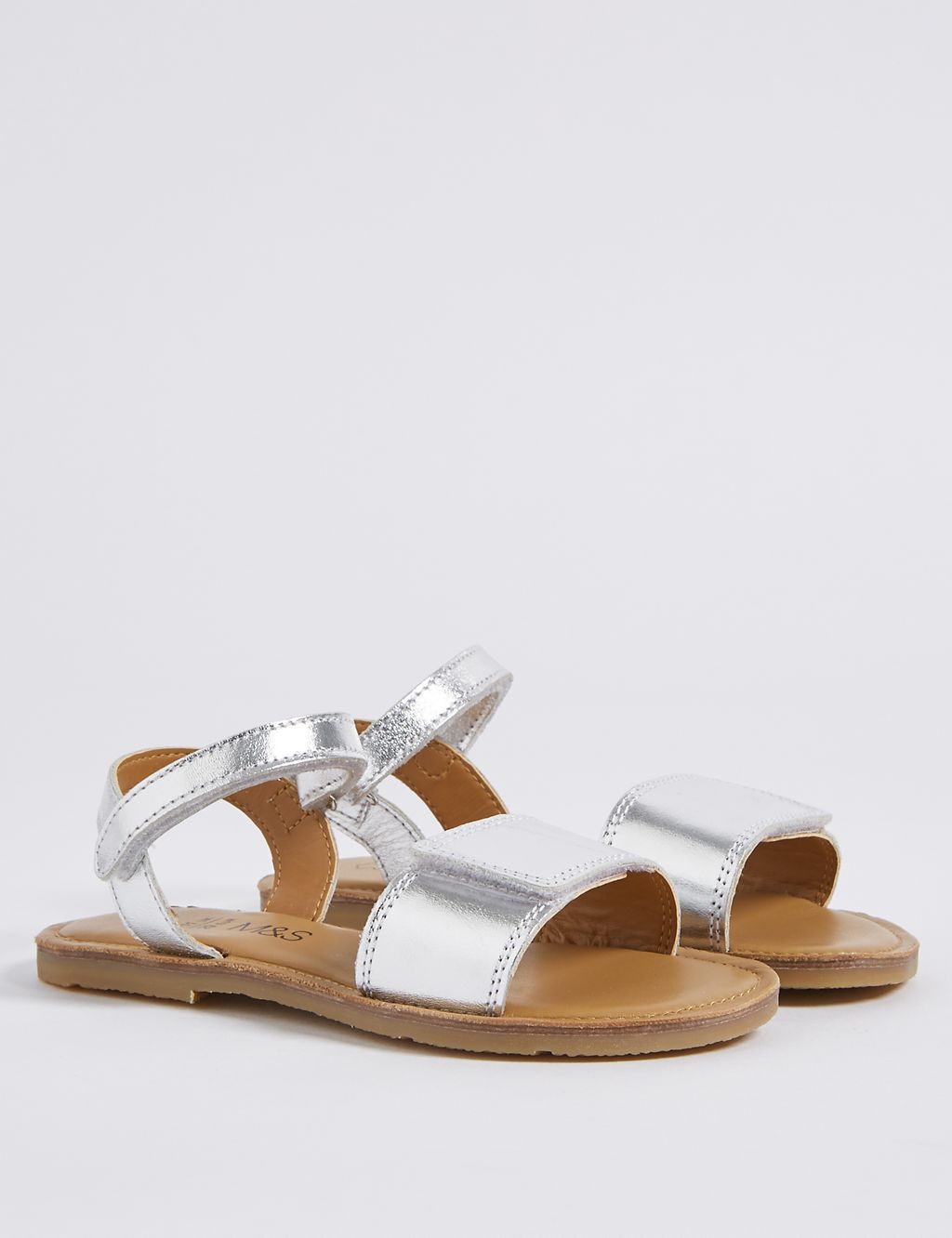 Kids’ Leather Riptape Sandals 3 of 5
