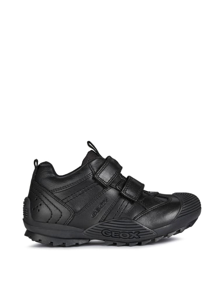 Kids Leather Riptape School Shoes 10 Small 2 Large Geox M S