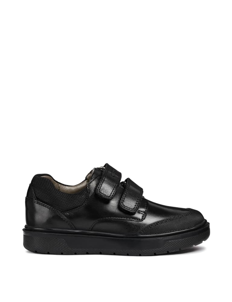 Kids Leather Riptape School Shoes 10 Small 2 Large Geox M S