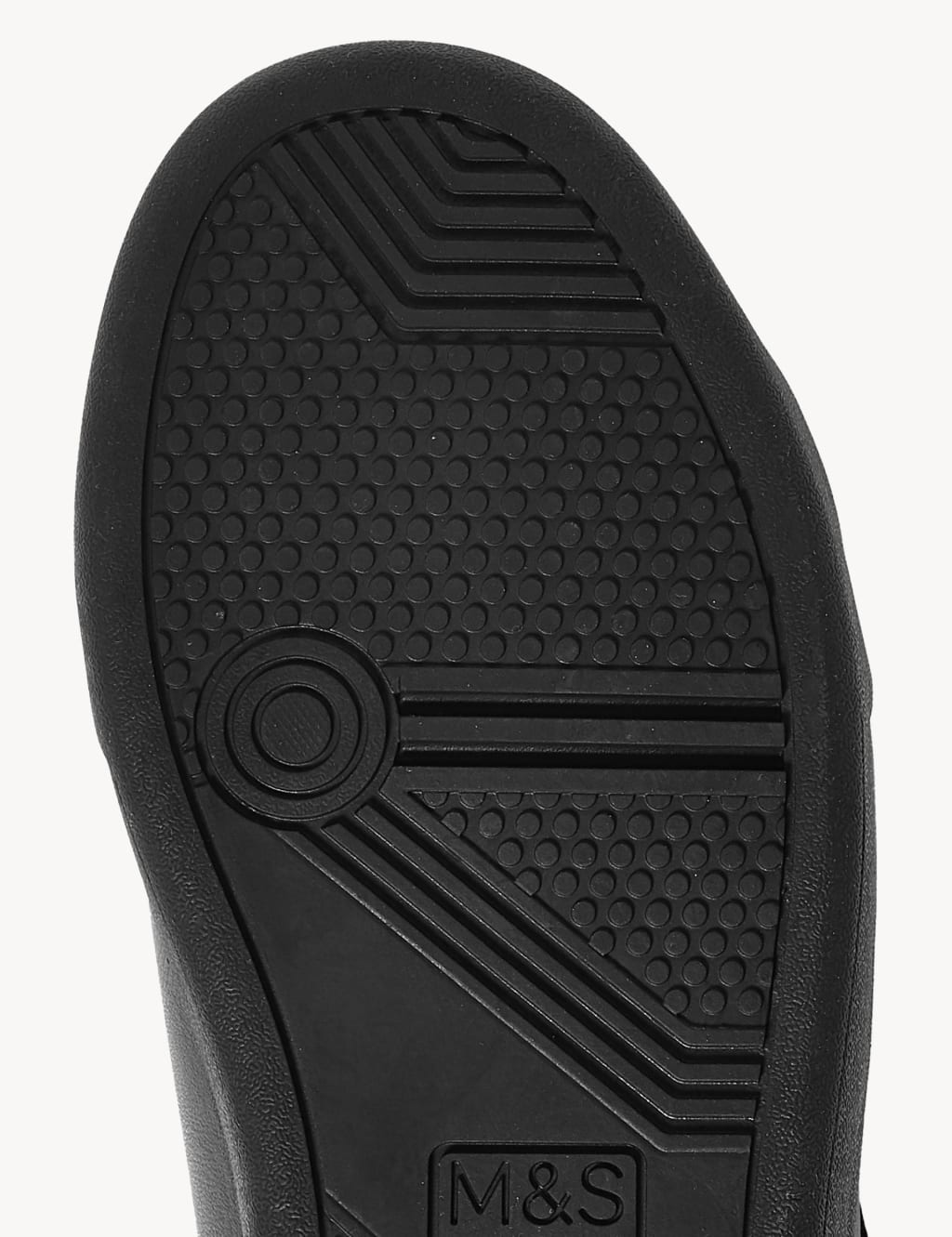 Kids' Leather Riptape School Shoes (13 Small- 9 Large) 4 of 5