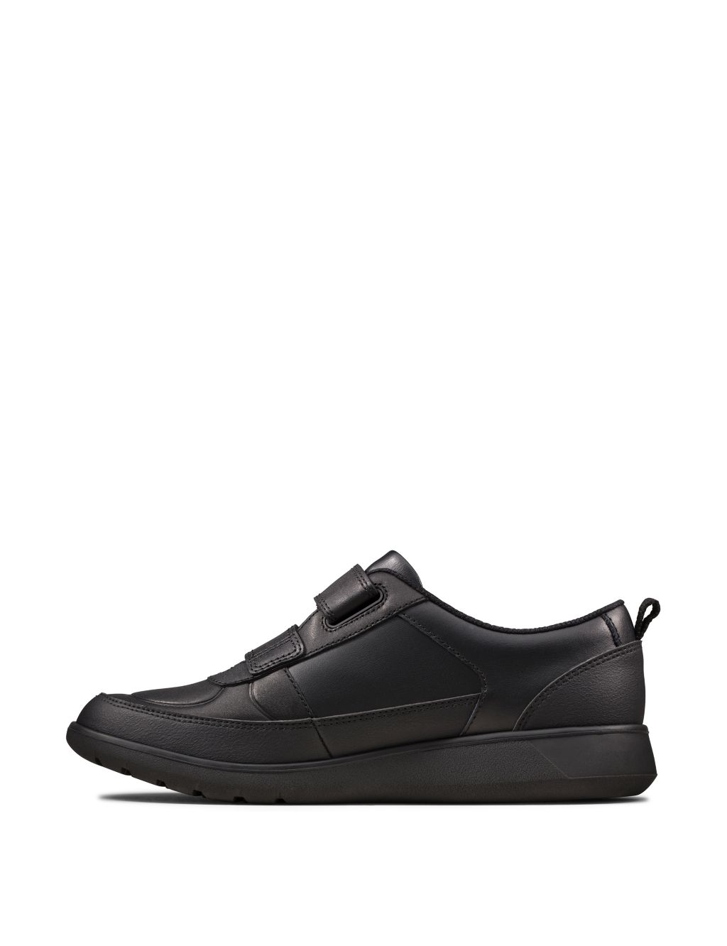 Kids' Leather Riptape School Shoes (3 Small - 9 Small) | CLARKS | M&S