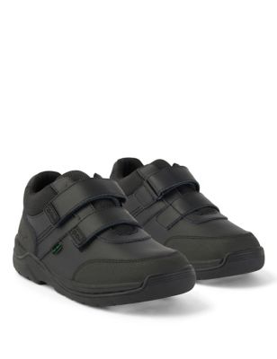 Kids' Leather Riptape School Shoes Image 2 of 6