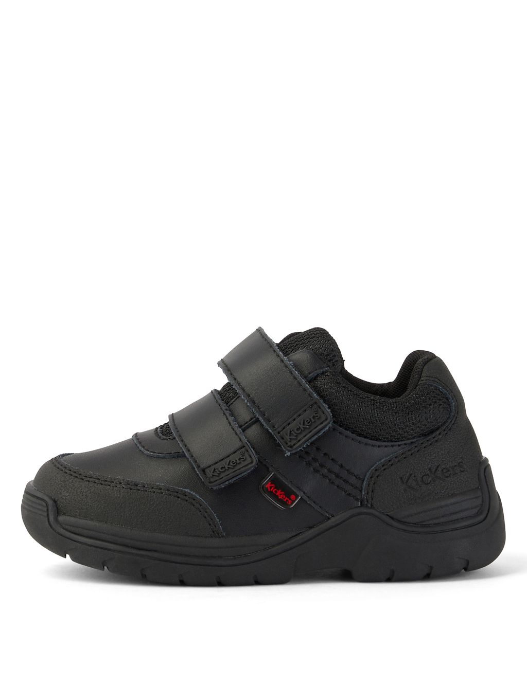Kids' Leather Riptape School Shoes 3 of 6