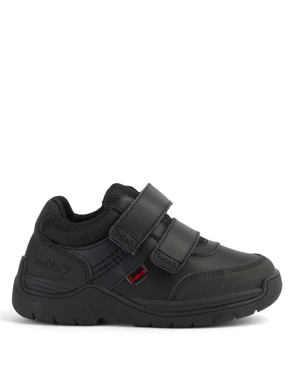 Kids' Leather Riptape School Shoes 3 of 6